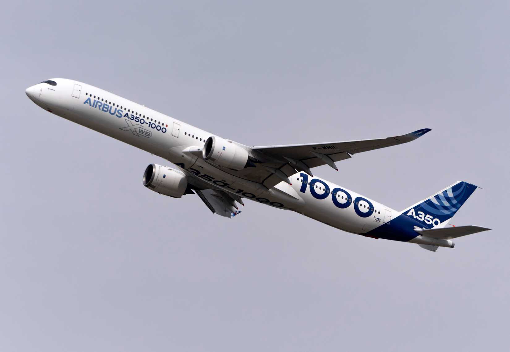 Airbus A350 Prototype Inflight