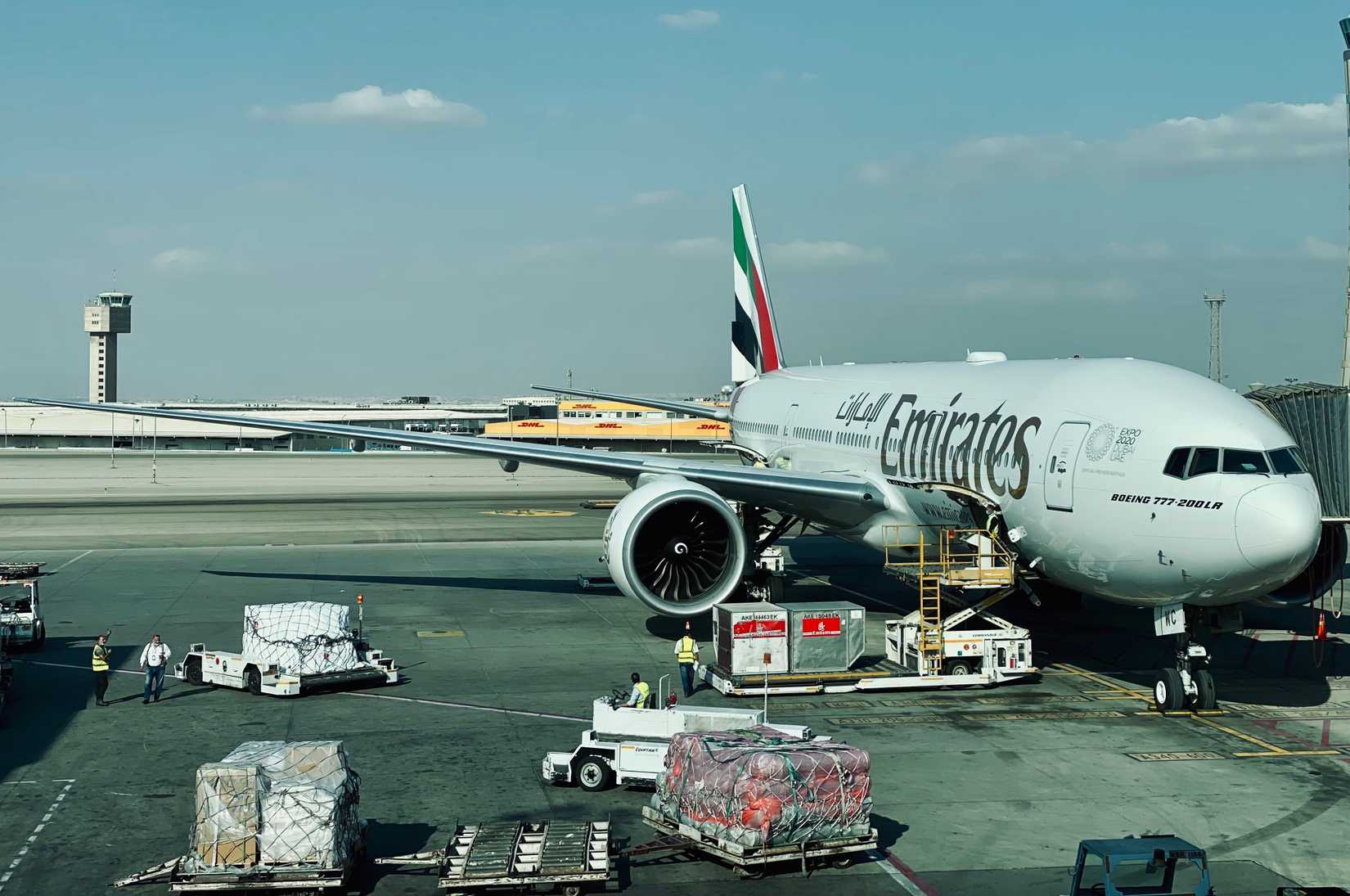 Emirates 777 Parked