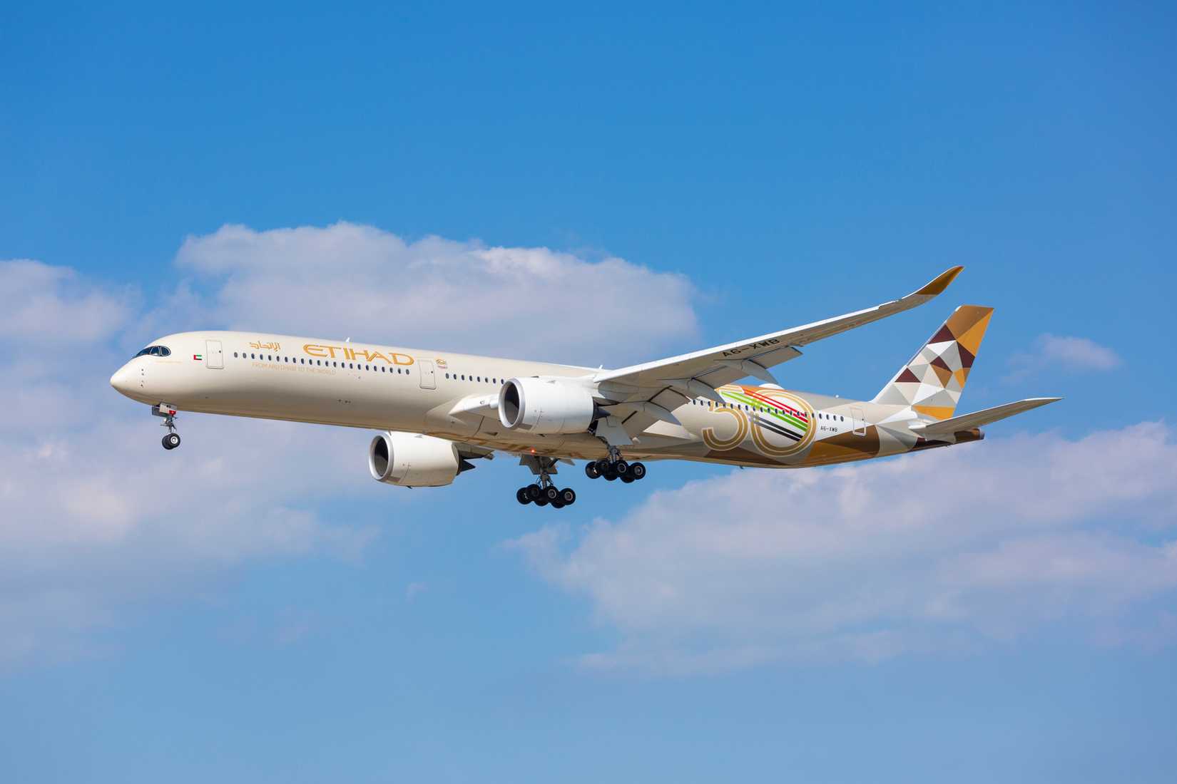 Etihad A350 Inflight