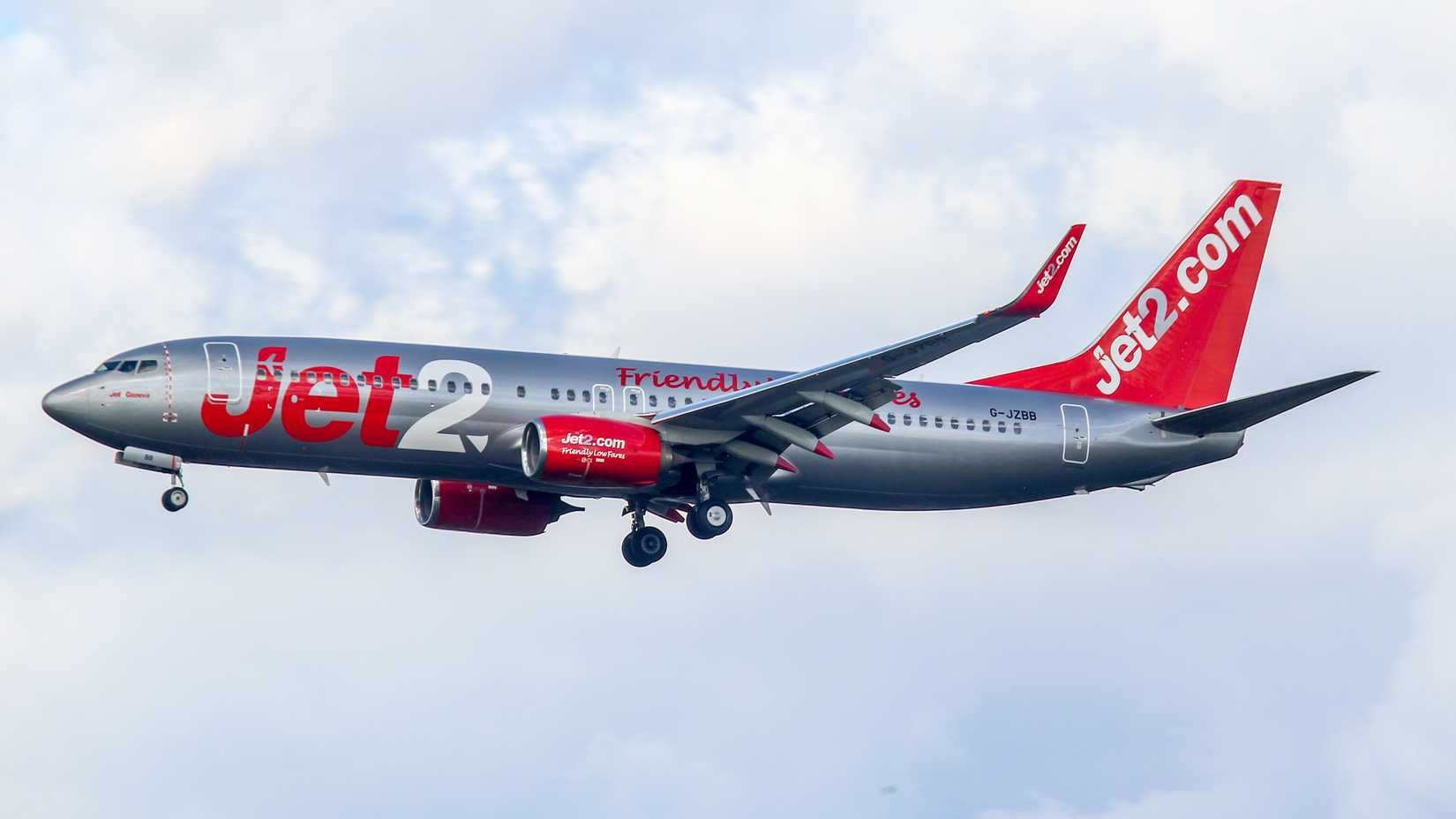 East Midlands Airport, United Kingdom - 16 September, 2022: Jet2 Boeing 737 (G-JZBB) arriving.