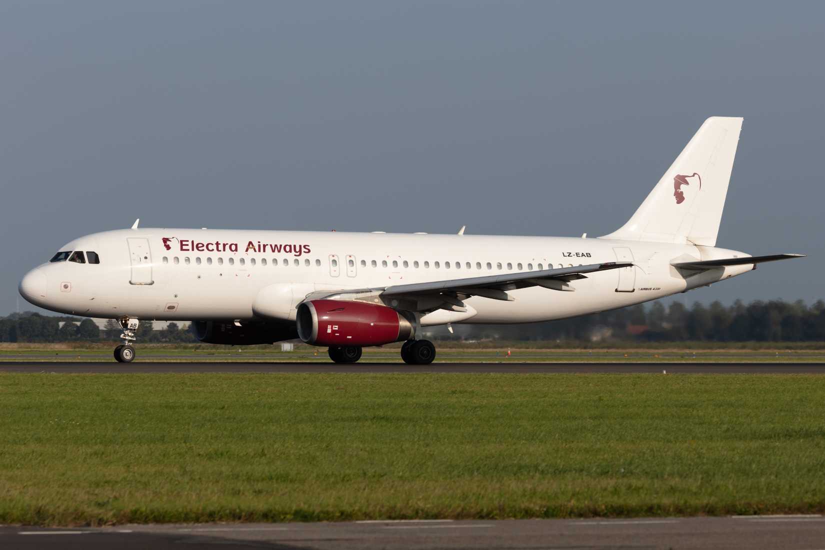 Electra Airways A320 Taxi Closeup