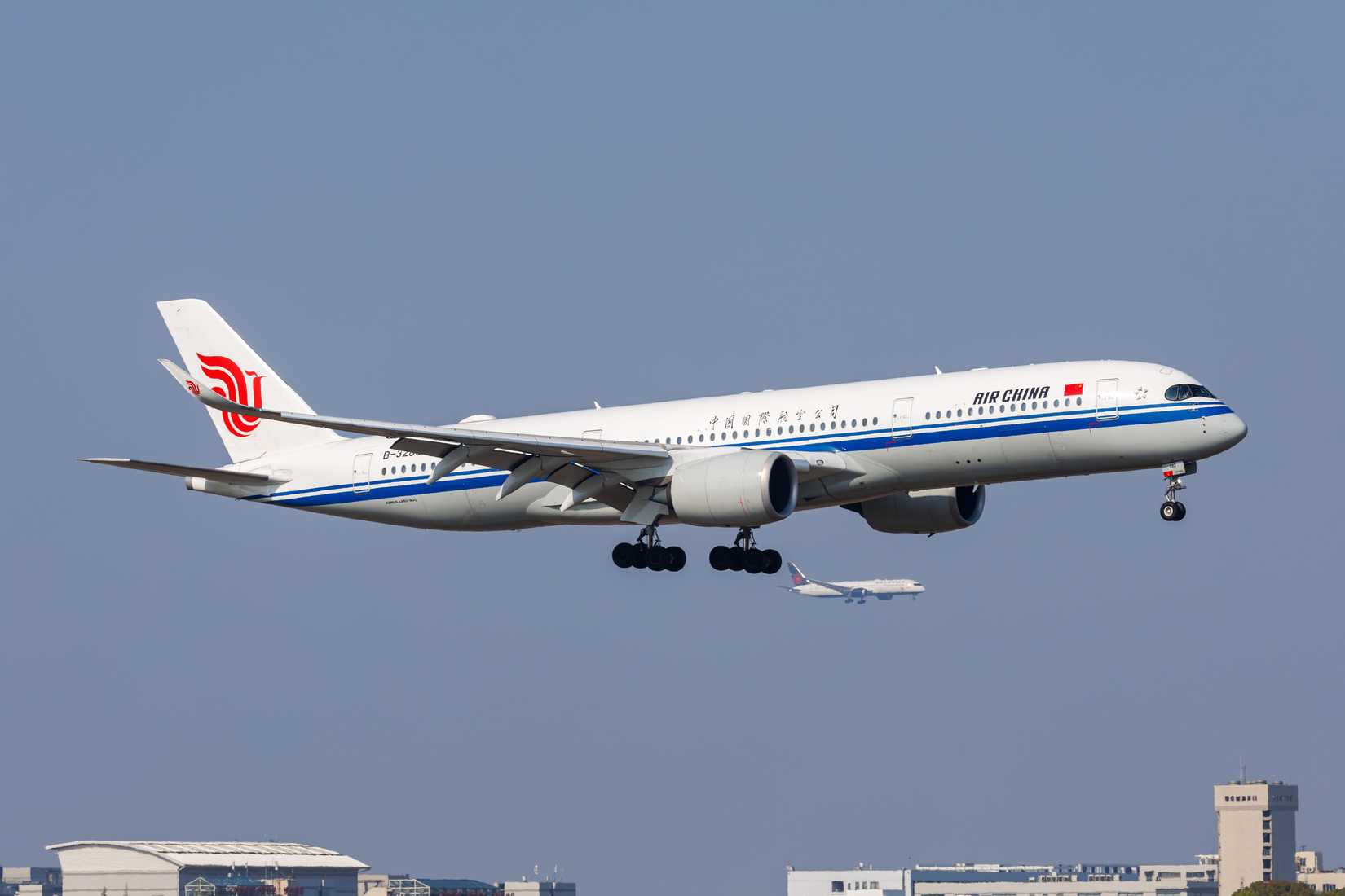 Air China A350 Landing