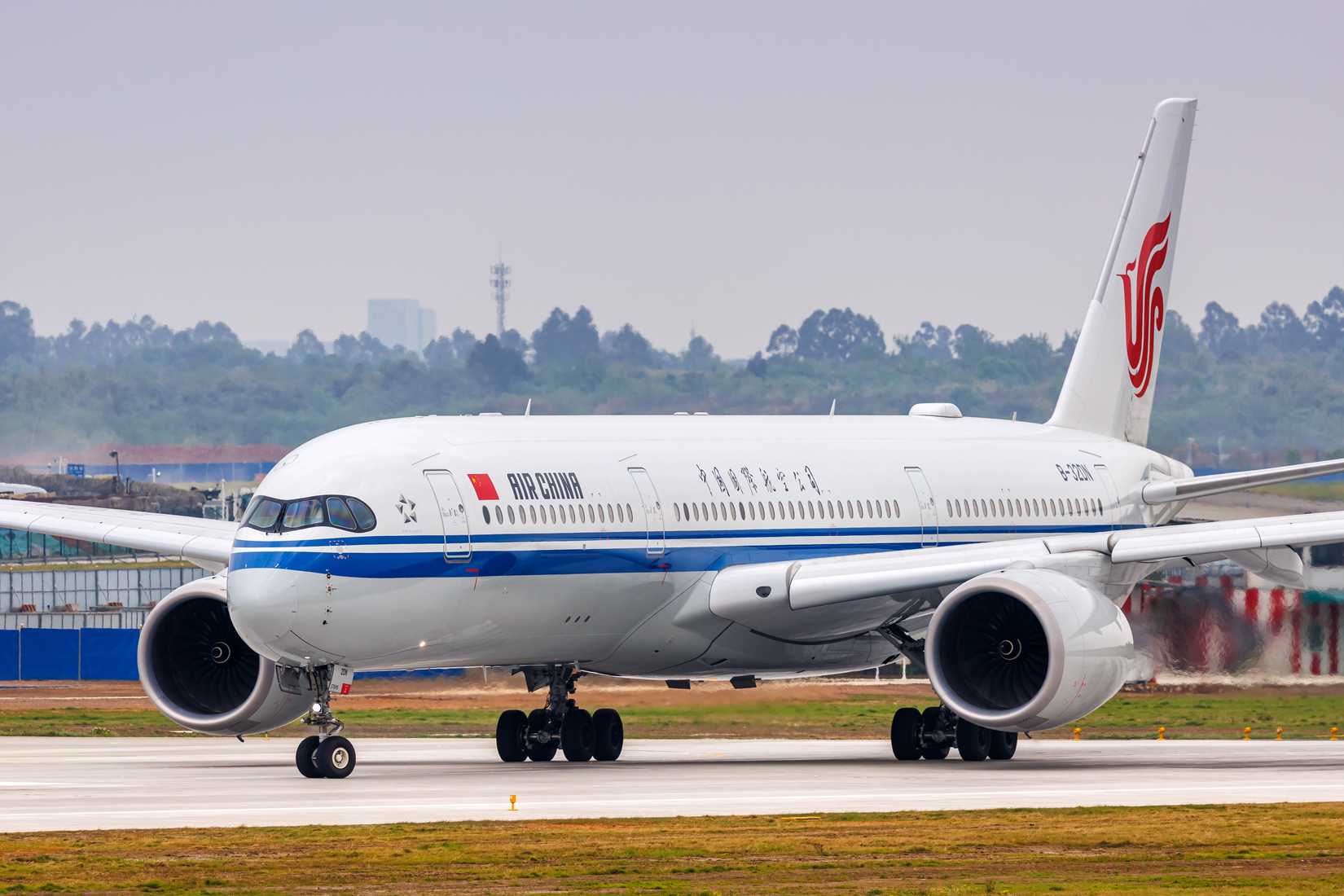 Air China A350 Taxiing