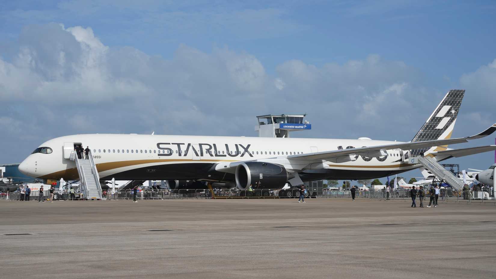 Starlux Airbus A350-1000 Parked On Display