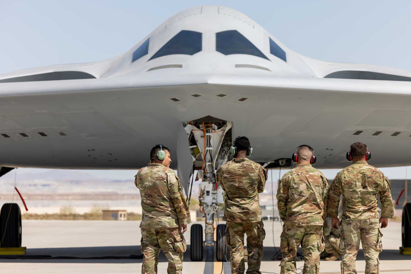 USAF Northrop Grumman B-21 Raider Parked