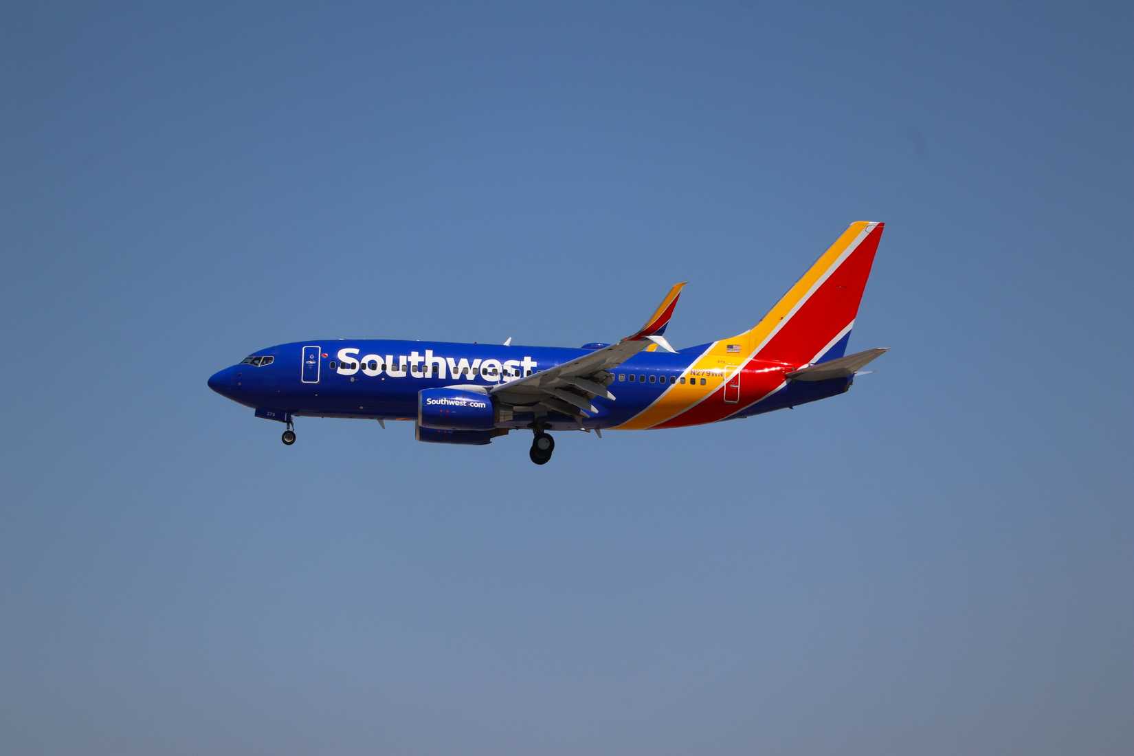Southwest 737 Inflight