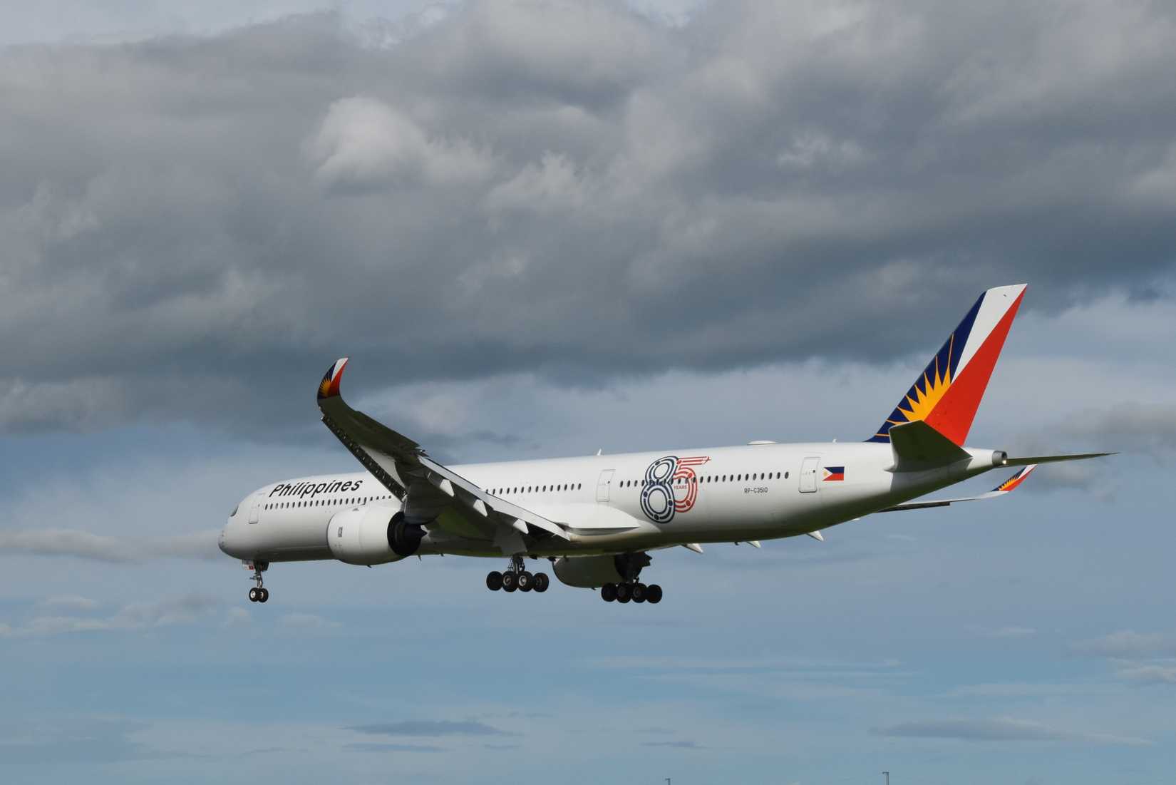 Philippine Airlines Airbus A350-1000 On Approach