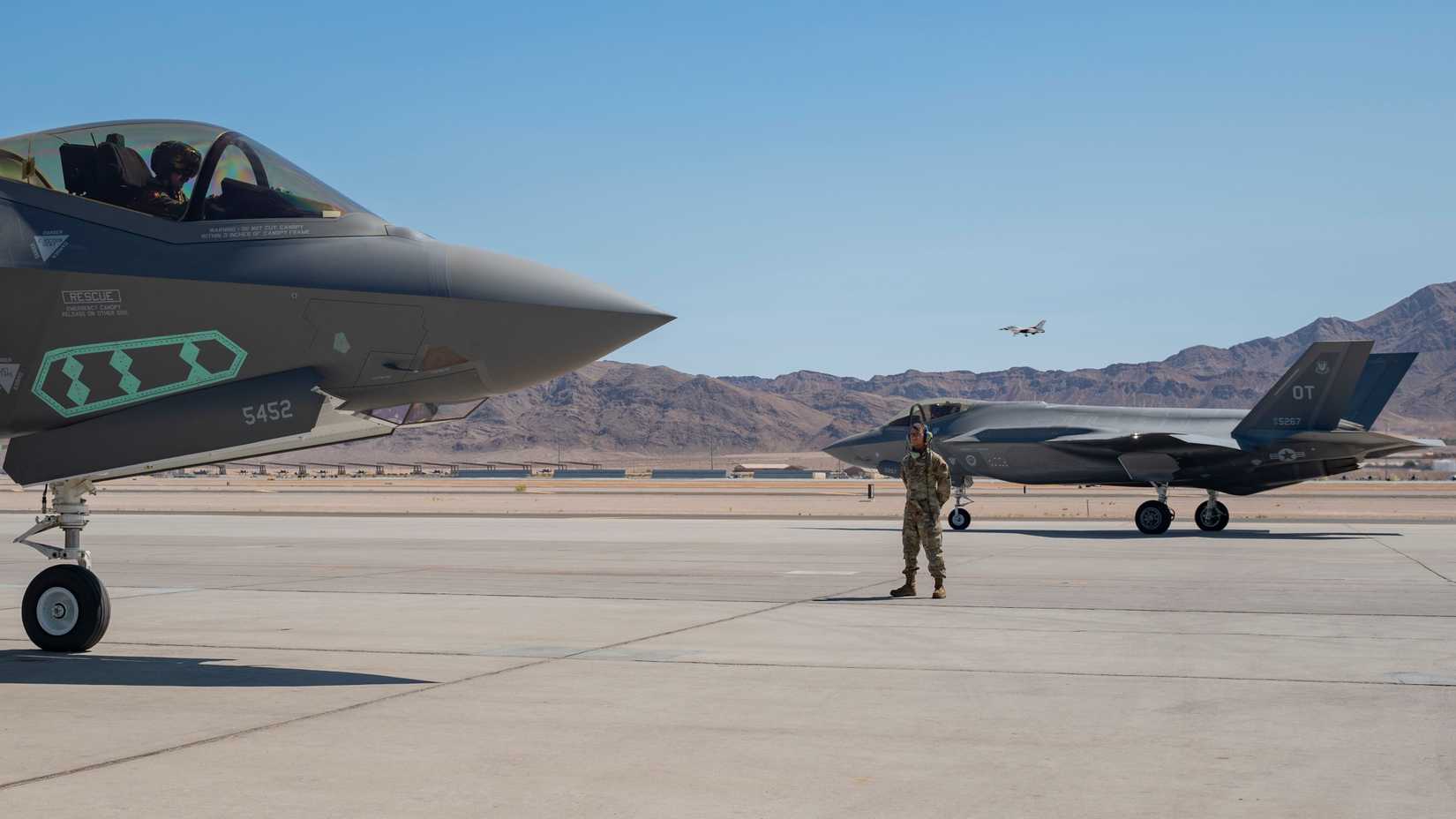  Two F-35A Lightning II aircraft released B61-12 Joint Test Assemblies during the first Full Weapon System Demonstration, completing the final flight test exercise of the nuclear design certification in 2021