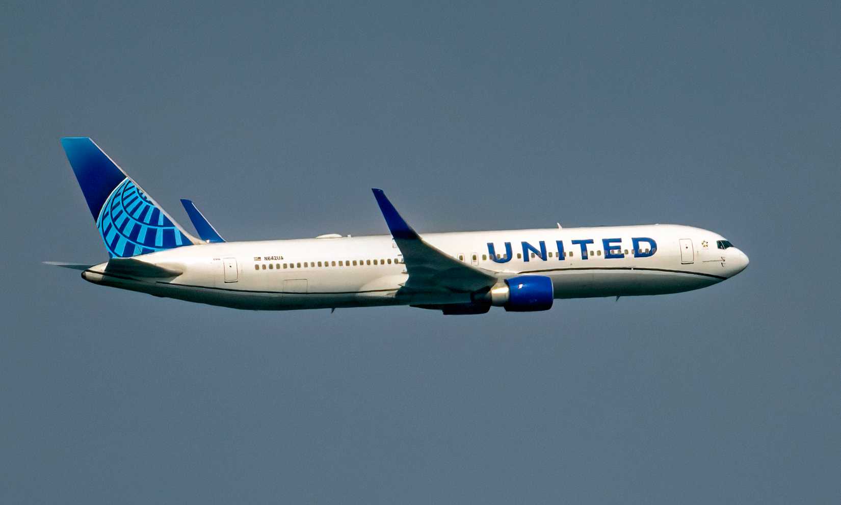 United 767 Inflight