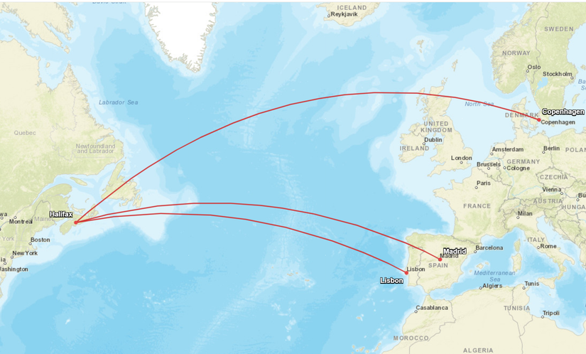 WestJet New Halifax Routes