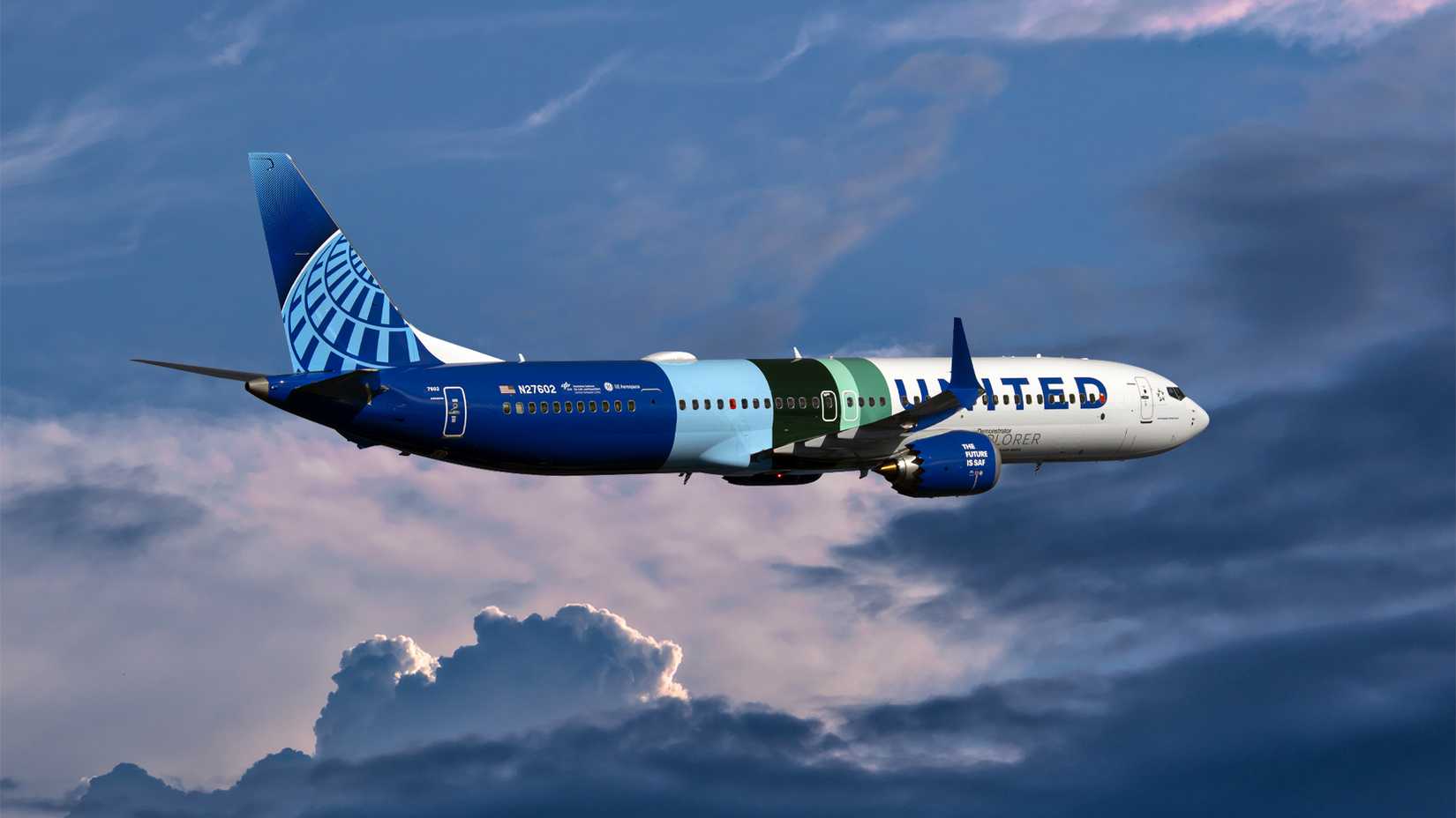 United Airlines Boeing 737 MAX Inflight Custom Thumbnail