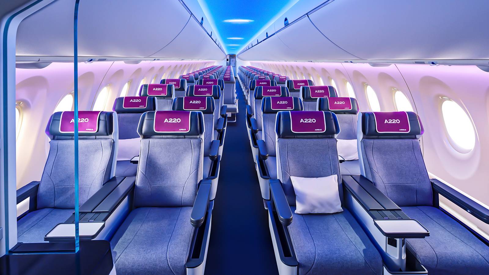 Airbus transforma A220 em jato widebody de longo alcance com isolamento térmico