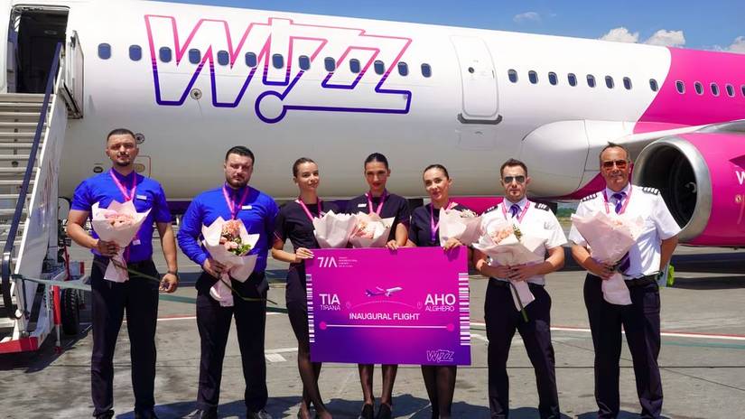 Wizz Tirana to Alghero
