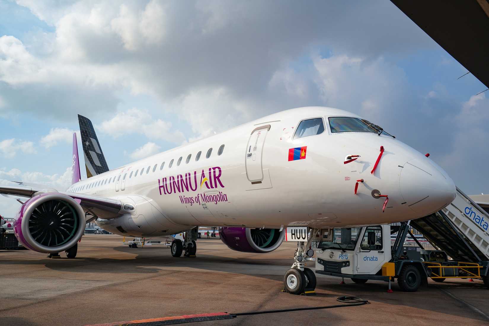 Honnu Air Embraer E195-E2 On Display