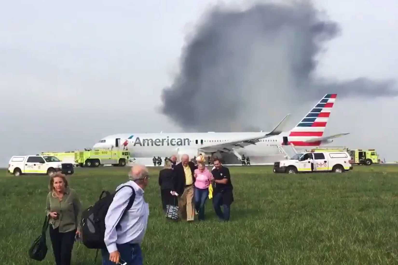 American Airlines evacuation