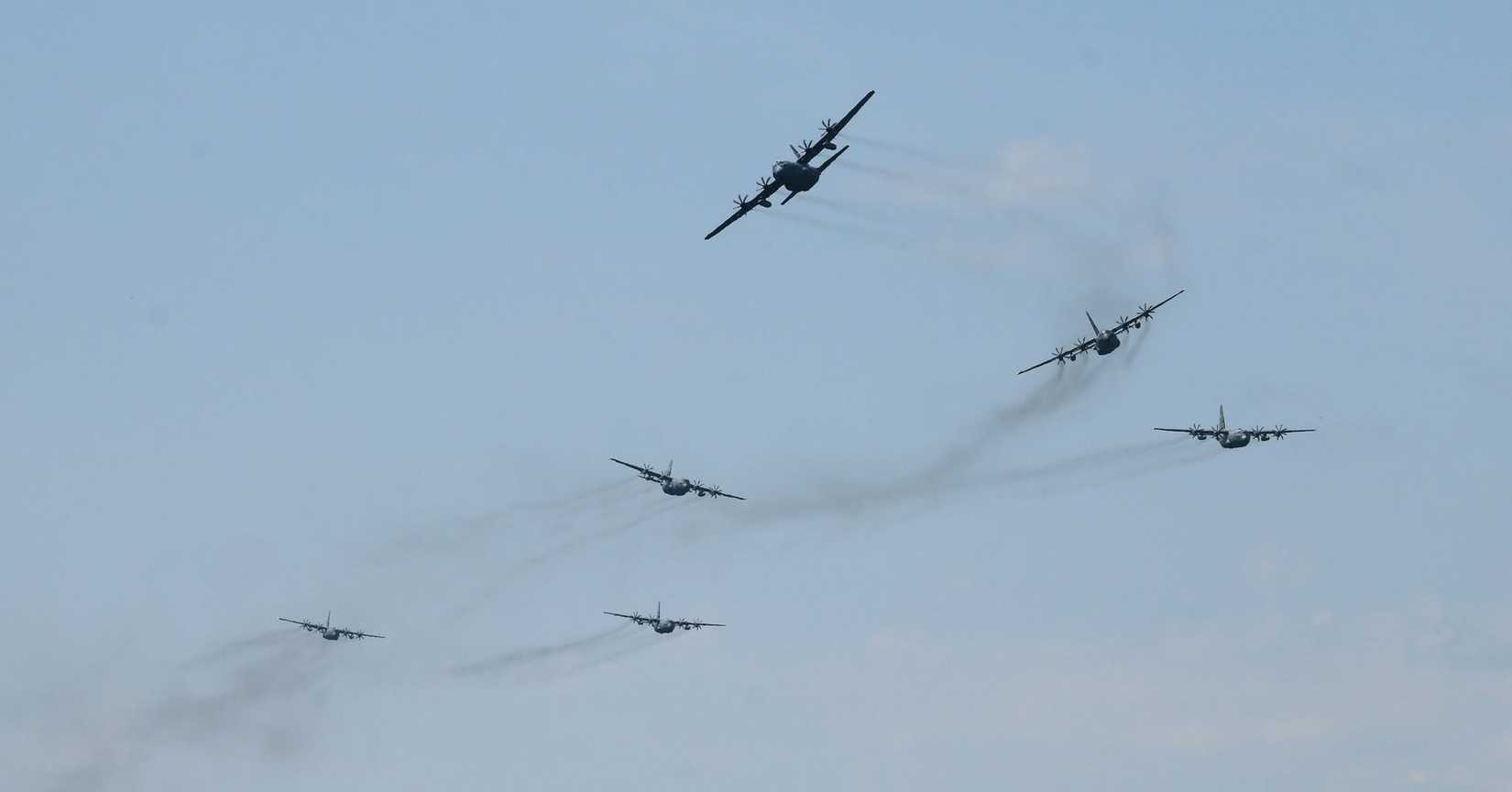 133rd C-130 airlifters