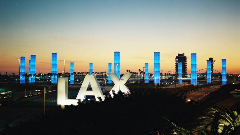 LAX Dusk Sign