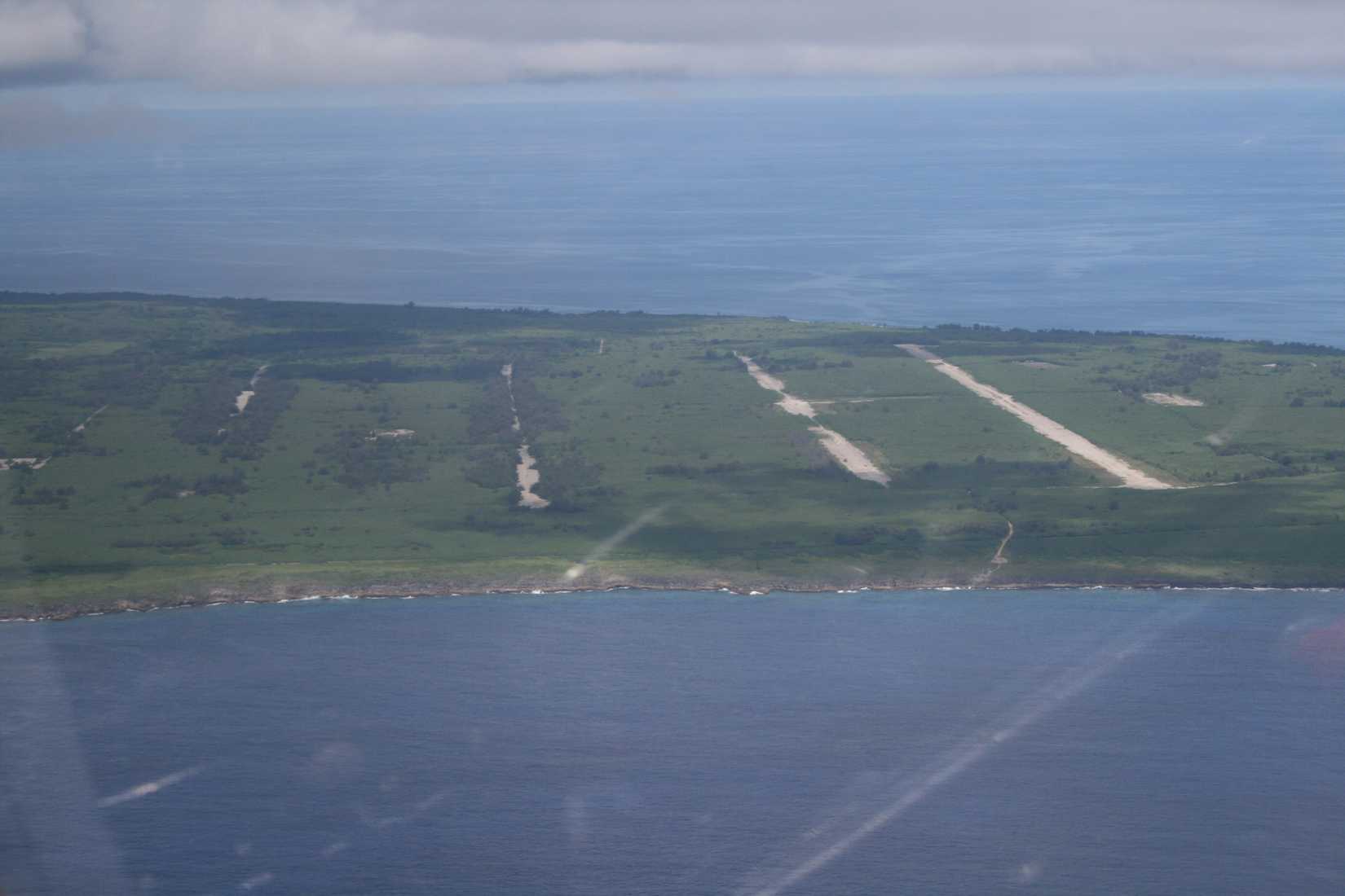 Aerial view of North Field, Tinian, August 2008