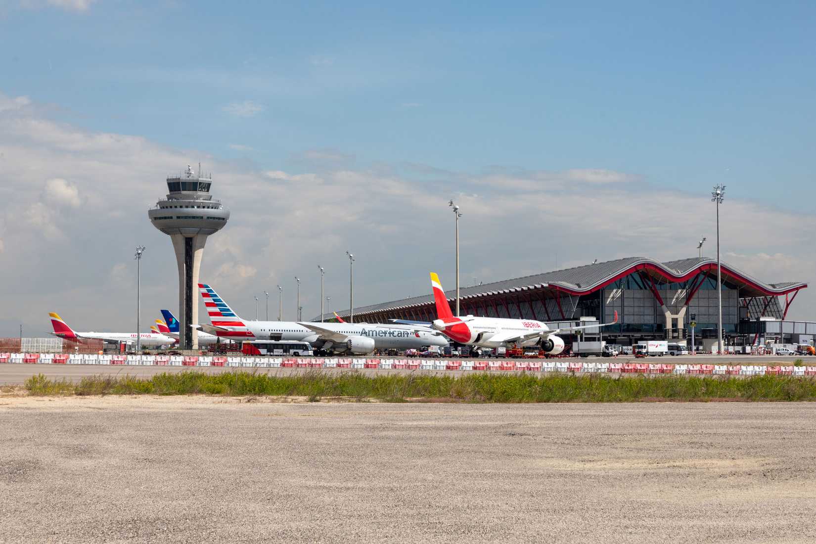 Widebody Aircraft At Madrid Barajas
