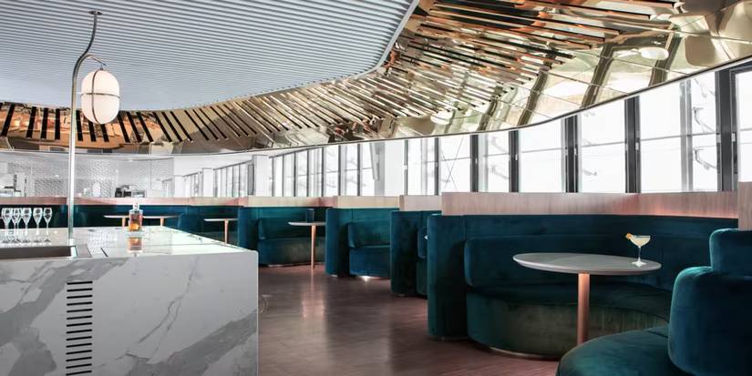 Air France Terminal 2E, Hall L lounge at Paris lounge 2