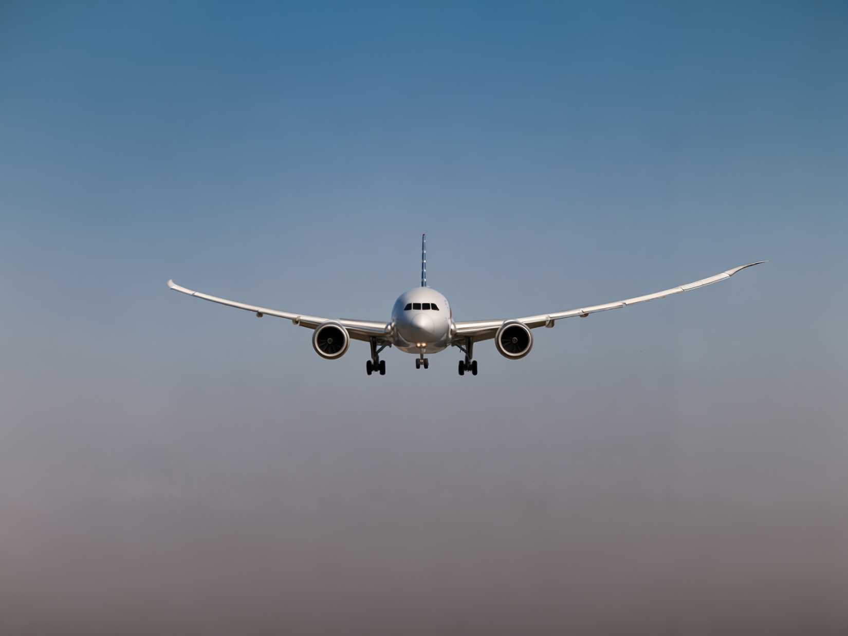 Airbus A330-200 in the sky