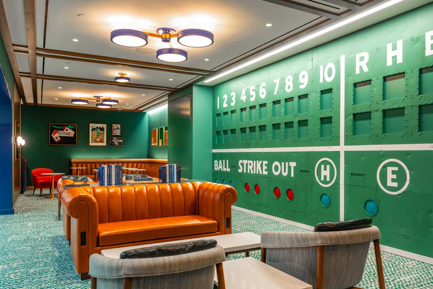 Photos: JetBlue Opens Chic 12,000 Square Foot Boston BlueHouse Lounge