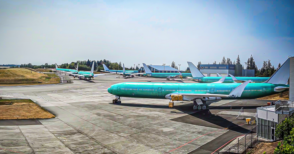 The 30 Finished Boeing 777-9s Parked In Washington That No Airline Wants To Fly