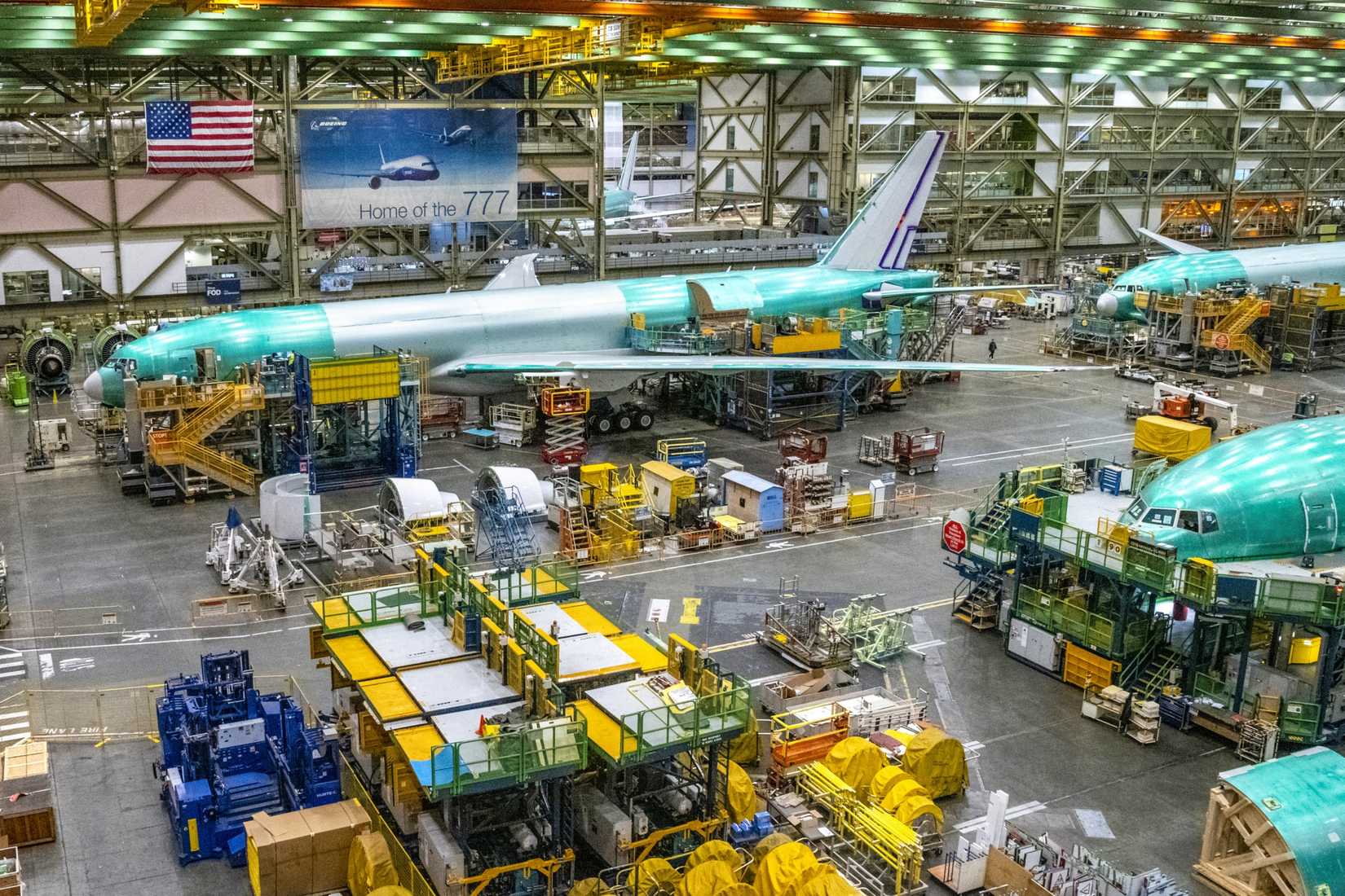 Early production Boeing 777-9 aircraft