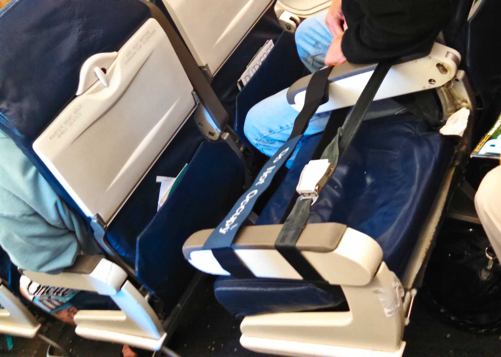 Broken Airplane Seat on American Airlines Flight