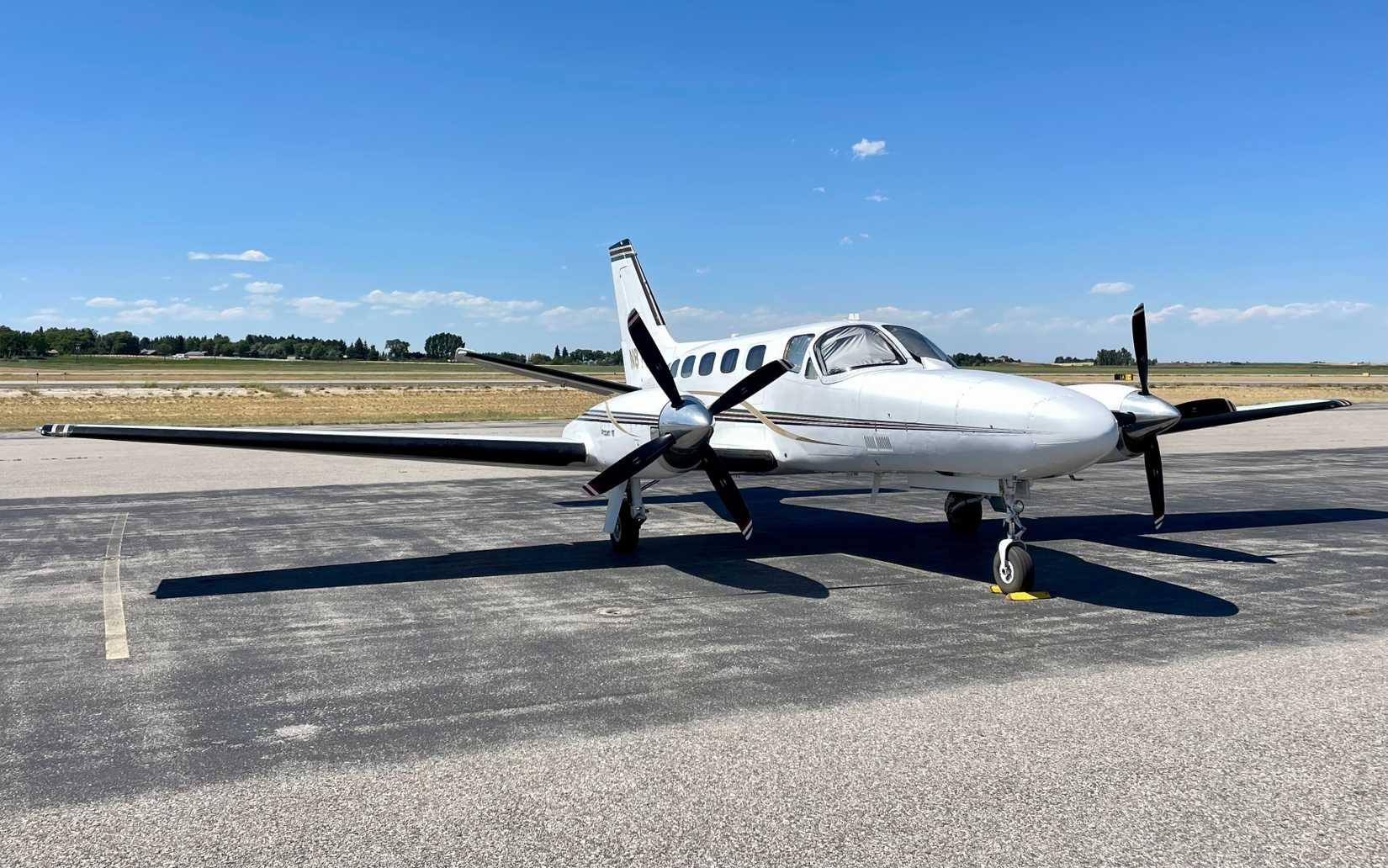 Cessna 441 parked up
