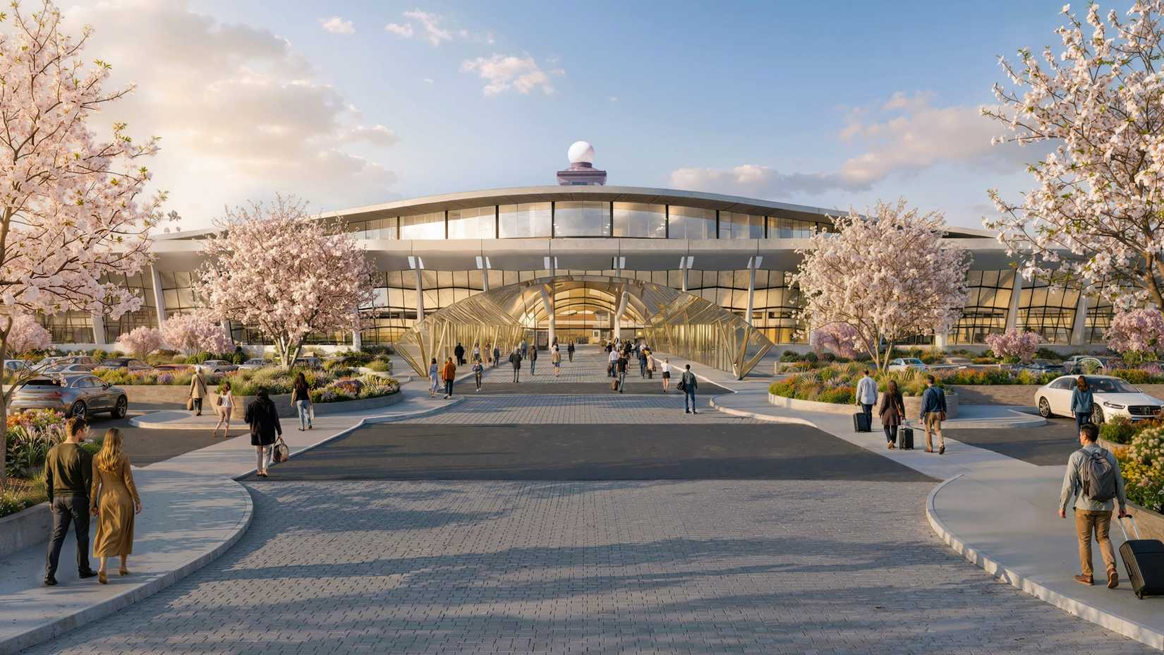 Washington Dulles International Airport conceptual rendering