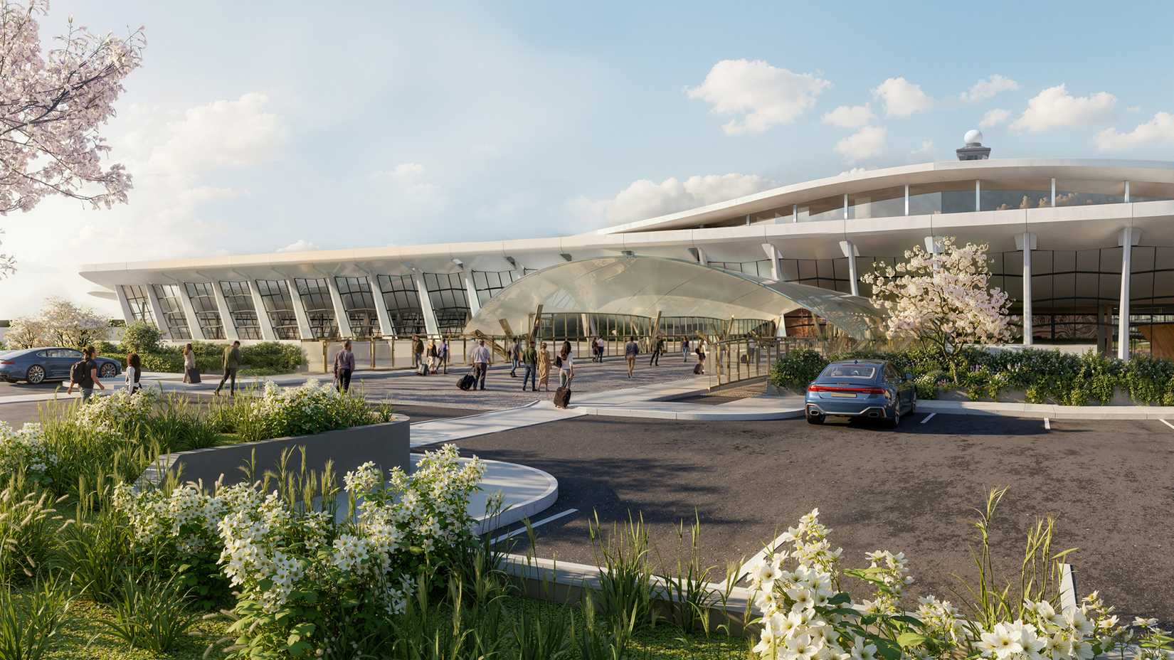 Washington Dulles International Airport conceptual rendering