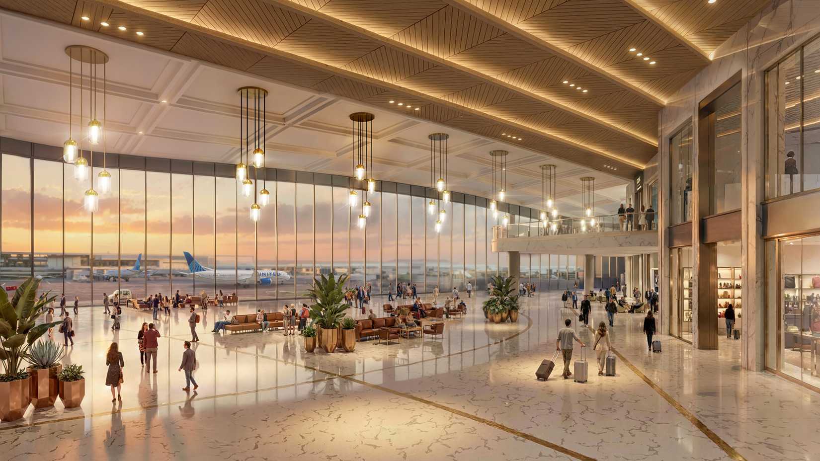 Washington Dulles International Airport conceptual rendering