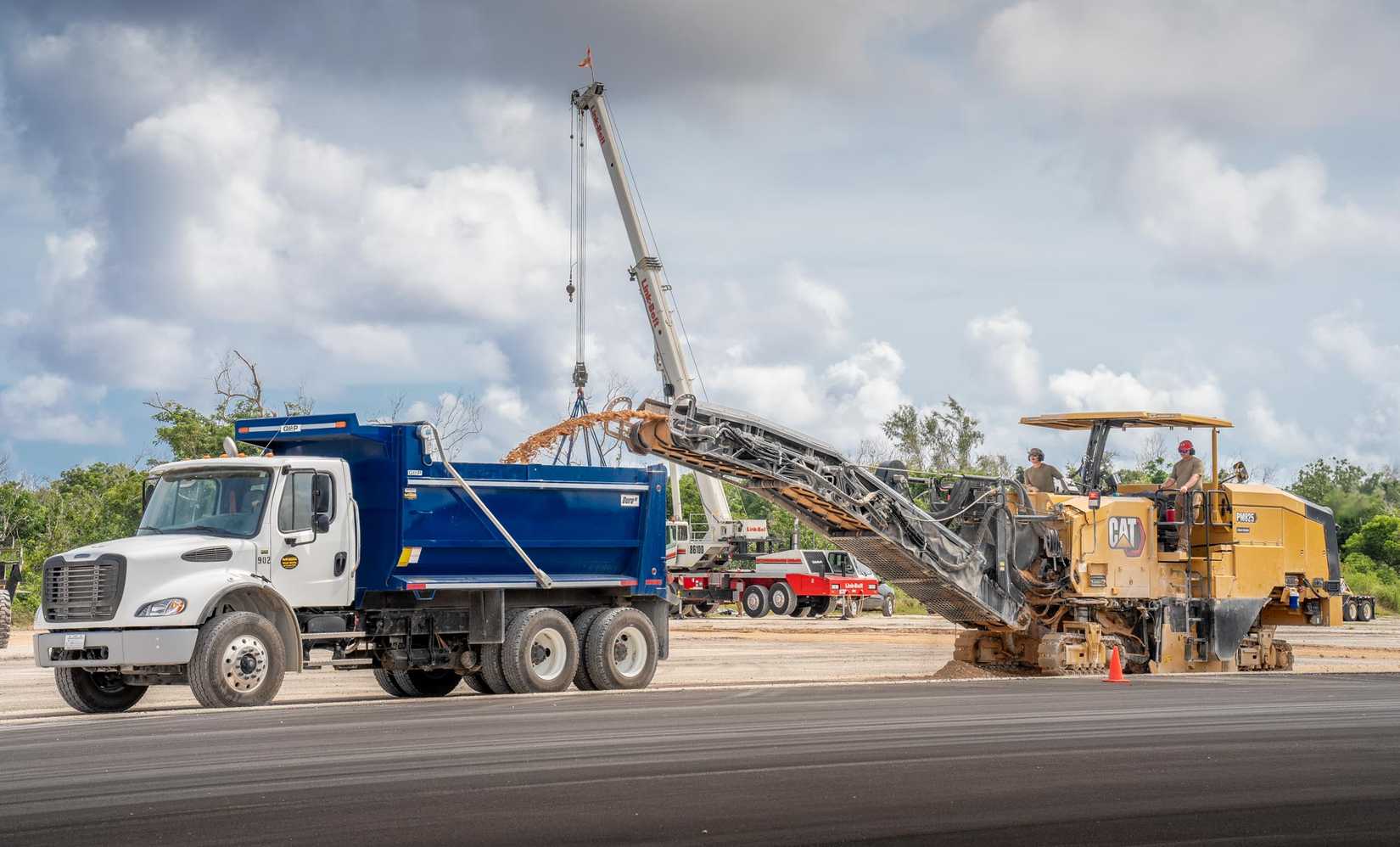 construction operations at Northwest Field