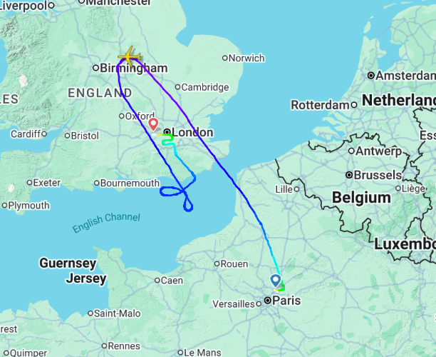DL81 diversion to London LHR