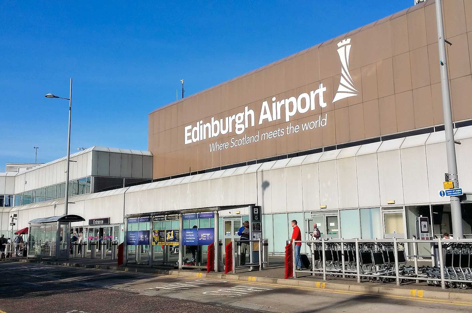 Edinburgh Airport, where the JetX incident occured