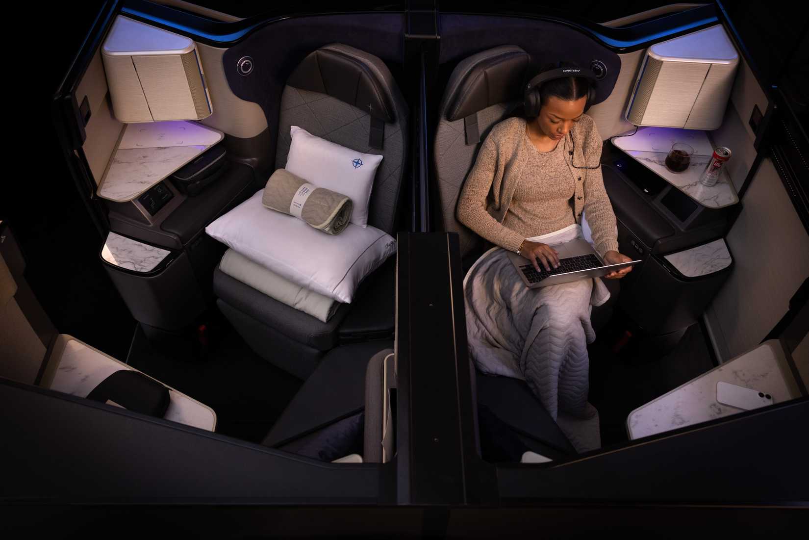 United Airlines Elevated Polaris Studio Suites