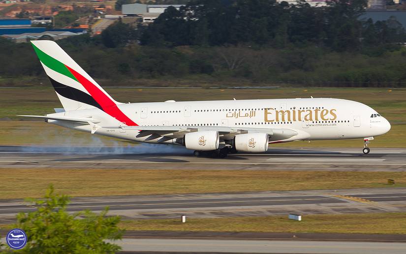 Emirates landing