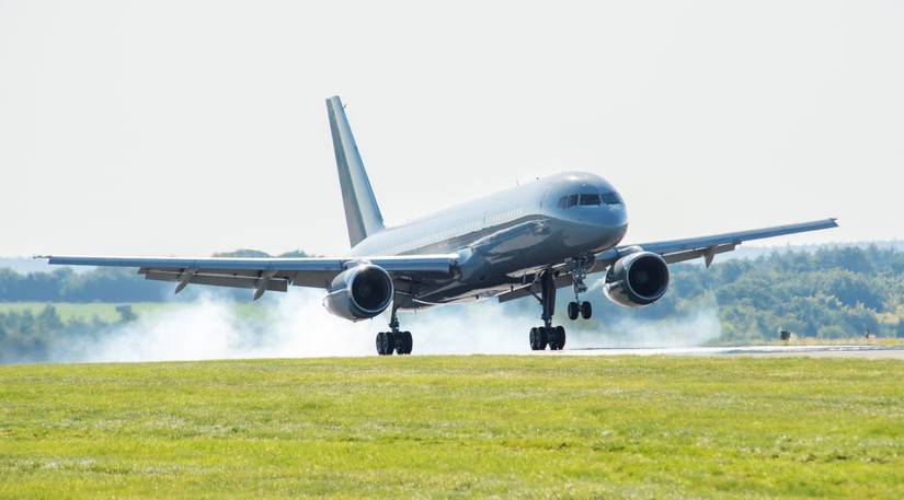 Excalibur test aircraft arriving before conversion