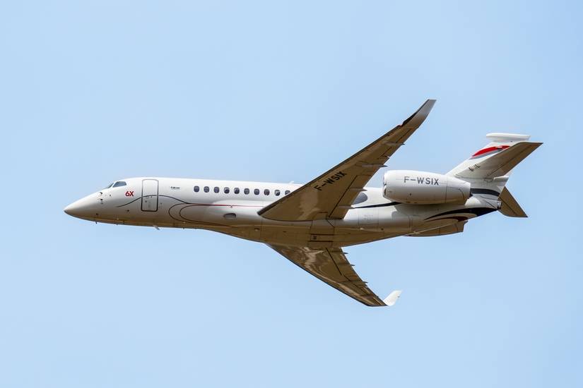 Falcon 6X business jet