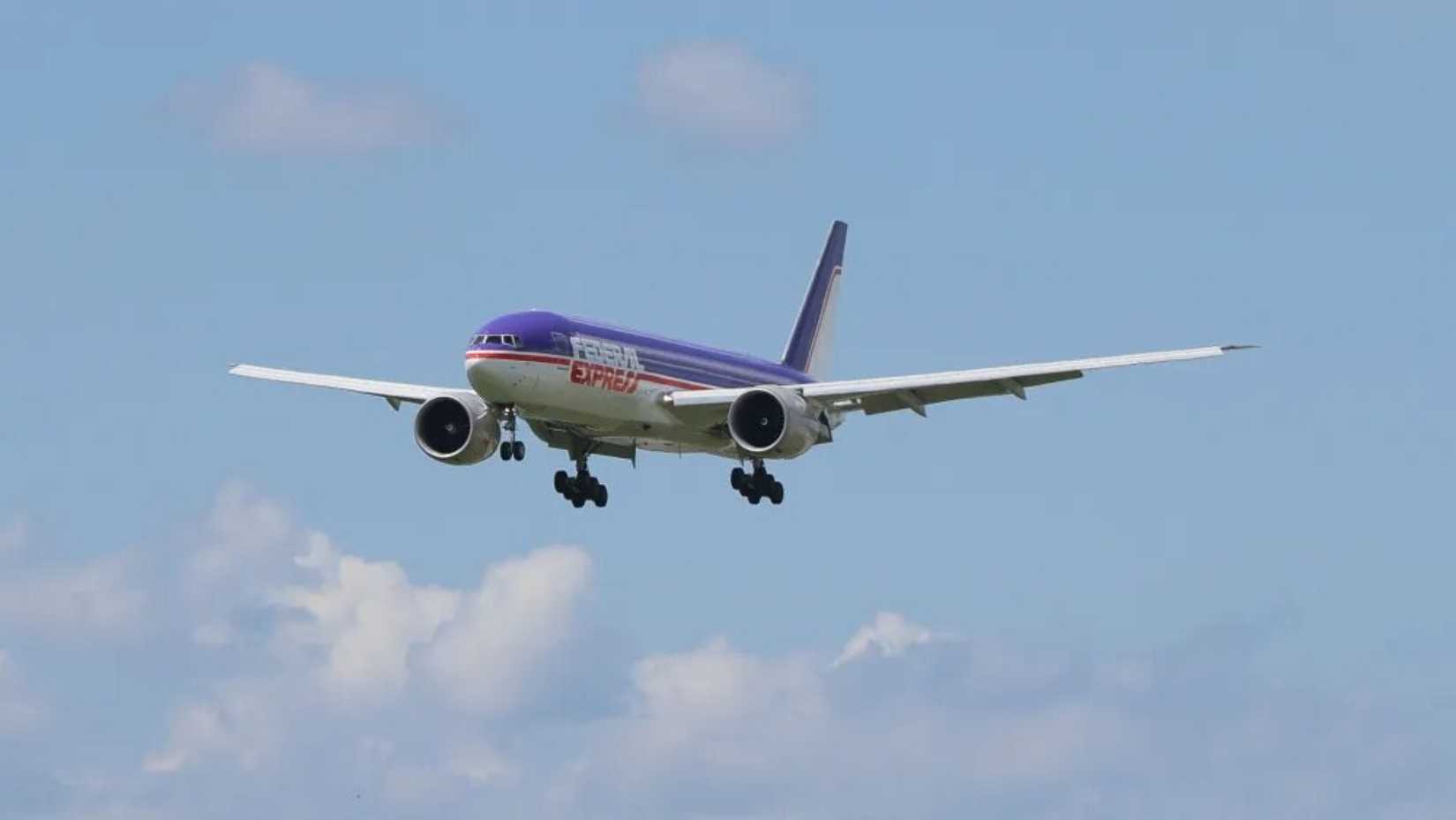 FedEx 777 Retro Livery Inflight