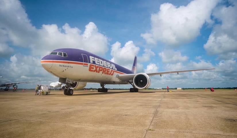 FedEx 777 Retro Livery Parked