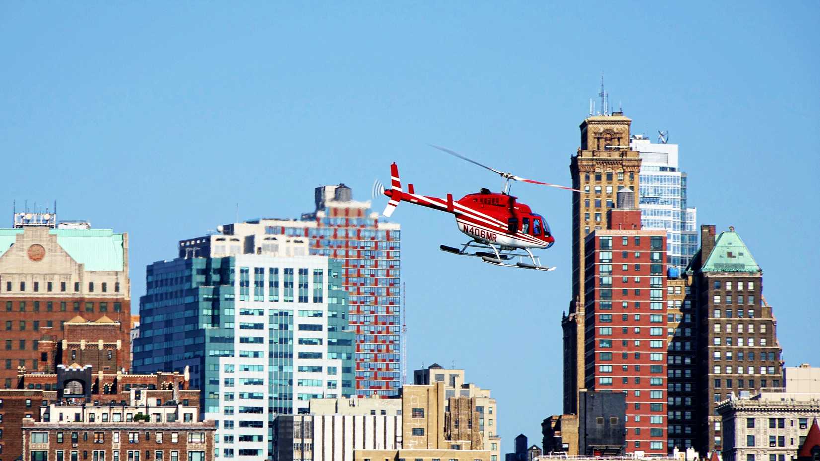 Helicopter in New York