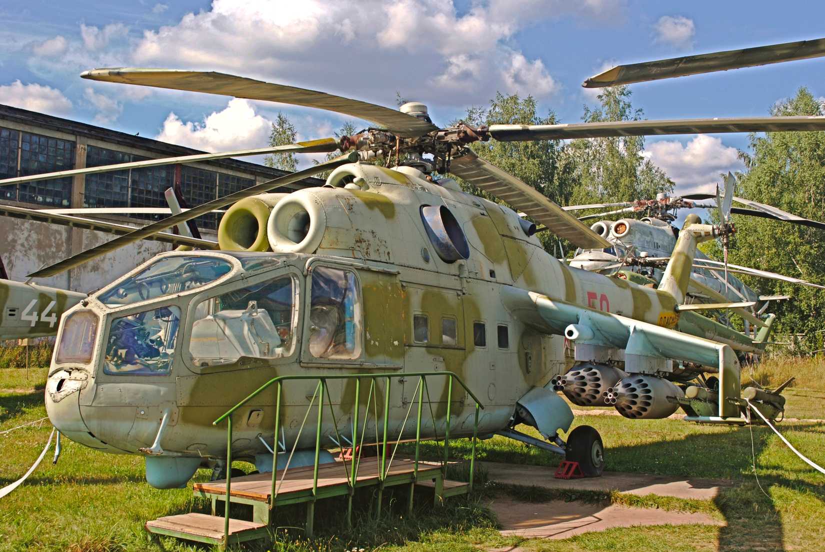 Mil Mi-24A Helicopter at Central VVS Museum of Monino, Russia