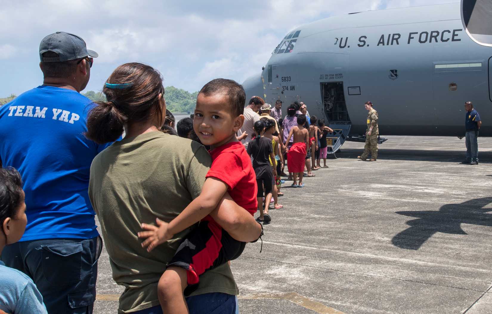 C-130J Super Hercules at Yap International Airport