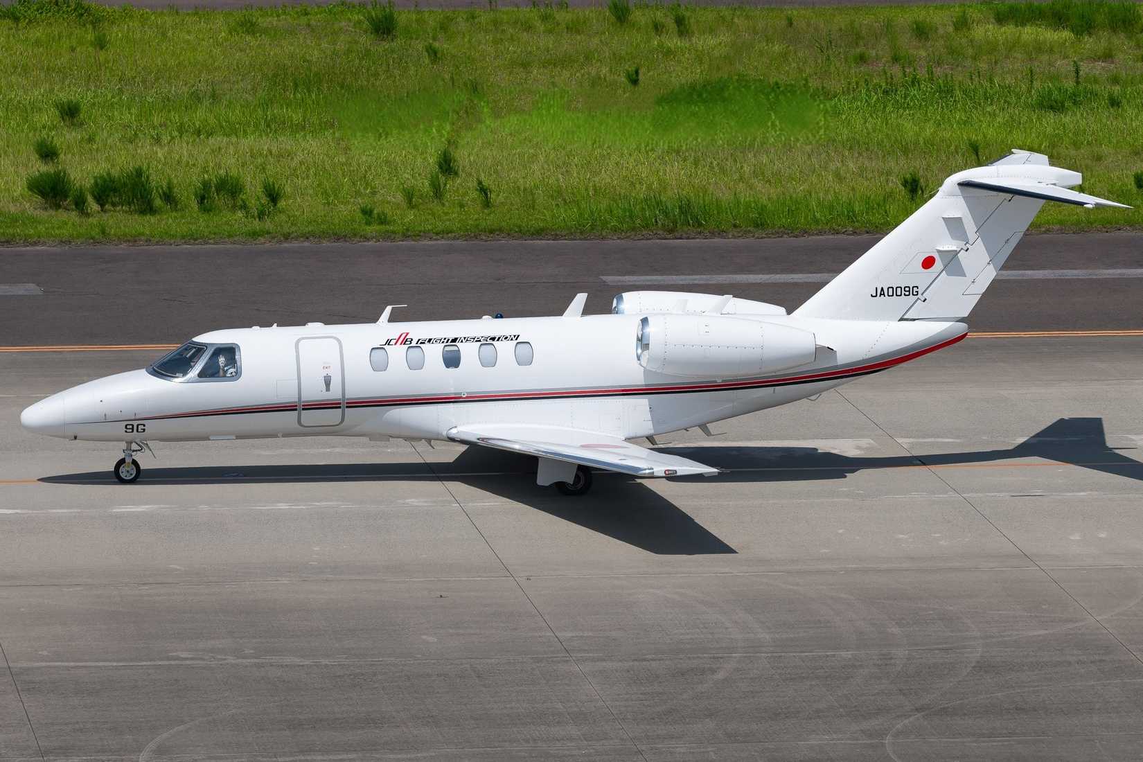 Japan Civil Aviation Bureau Cessna CJ4 taxiing