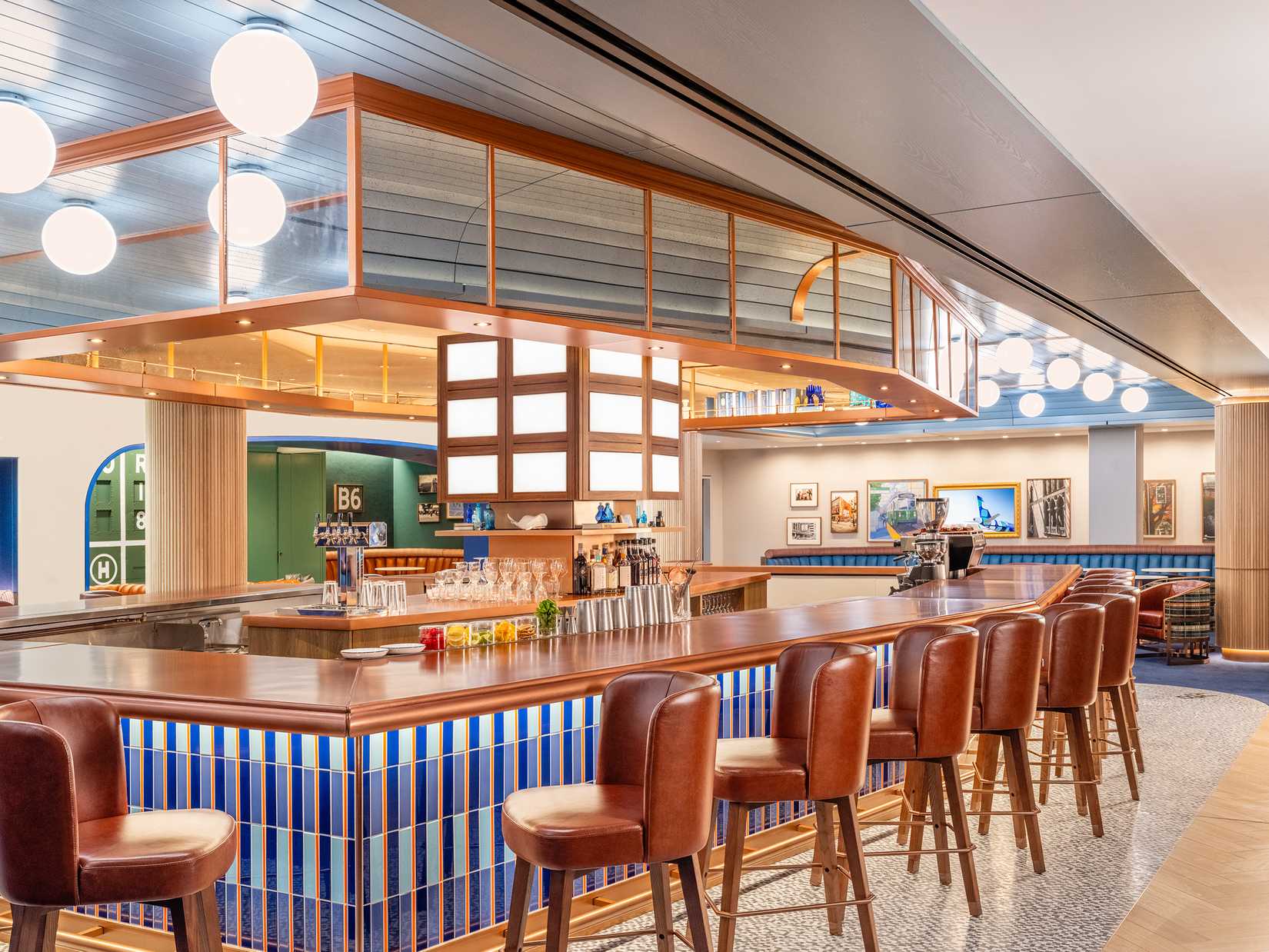 Photos: JetBlue Opens Chic 12,000 Square Foot Boston BlueHouse Lounge