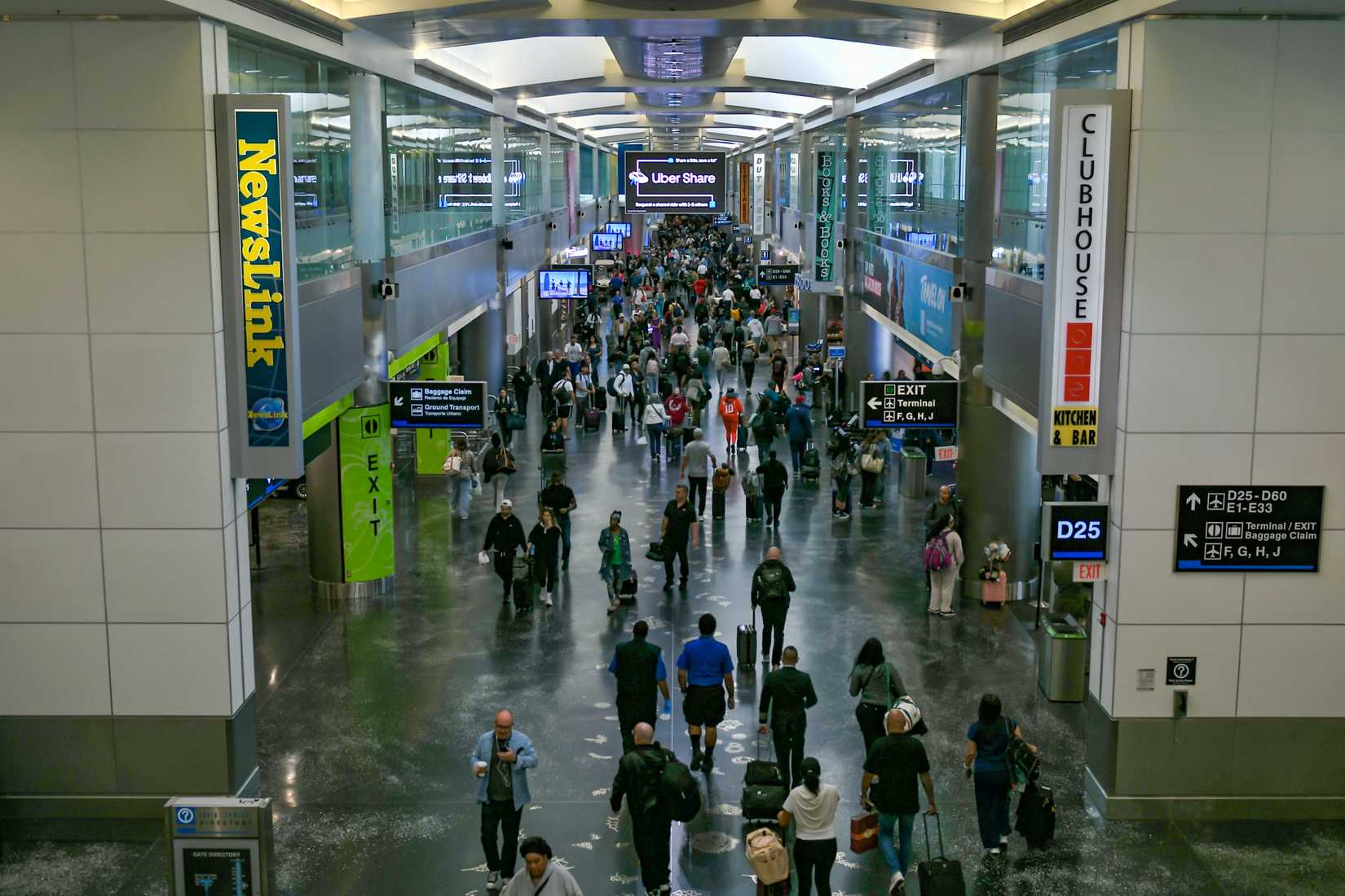 Miami International airport passengers