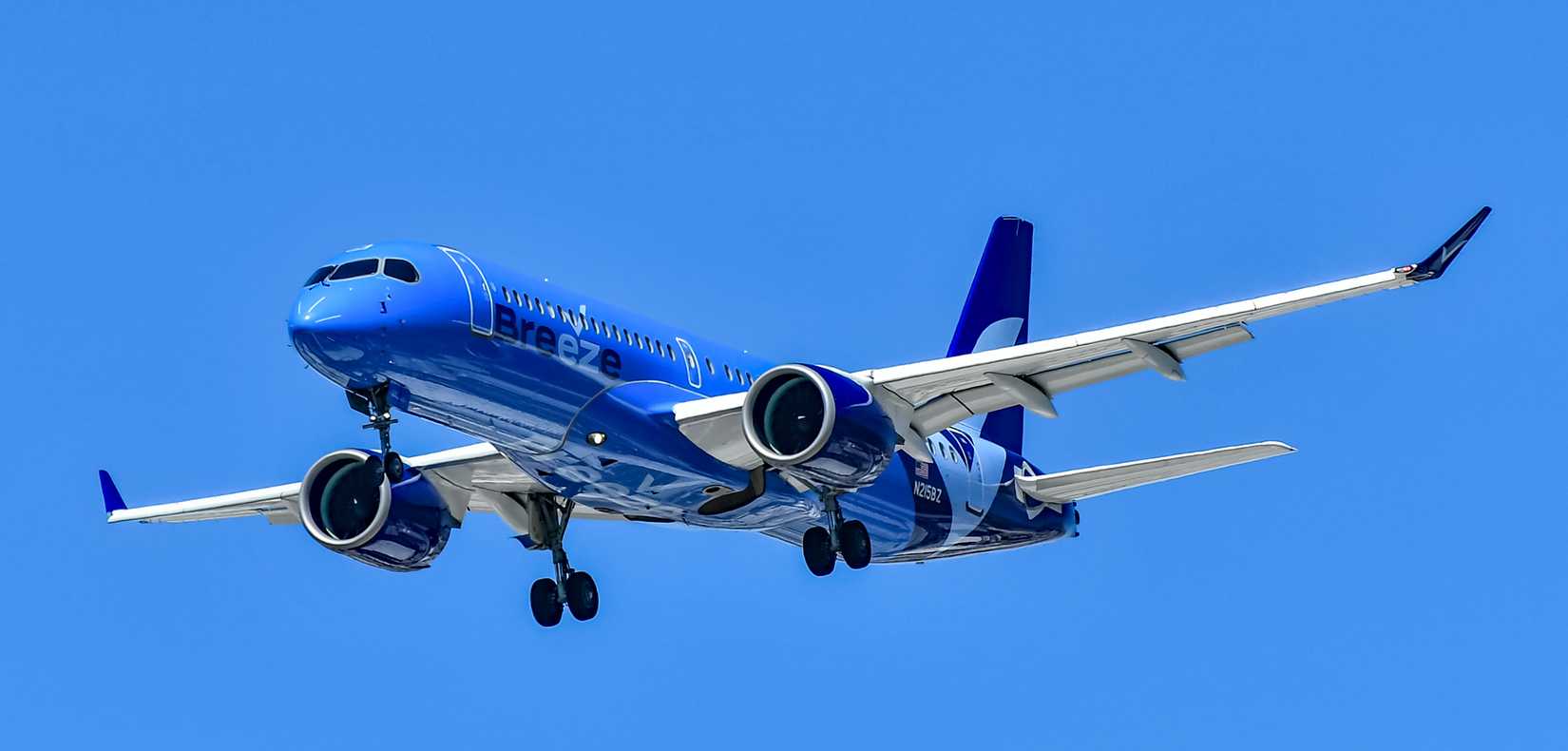 Breeze A220 Inflight