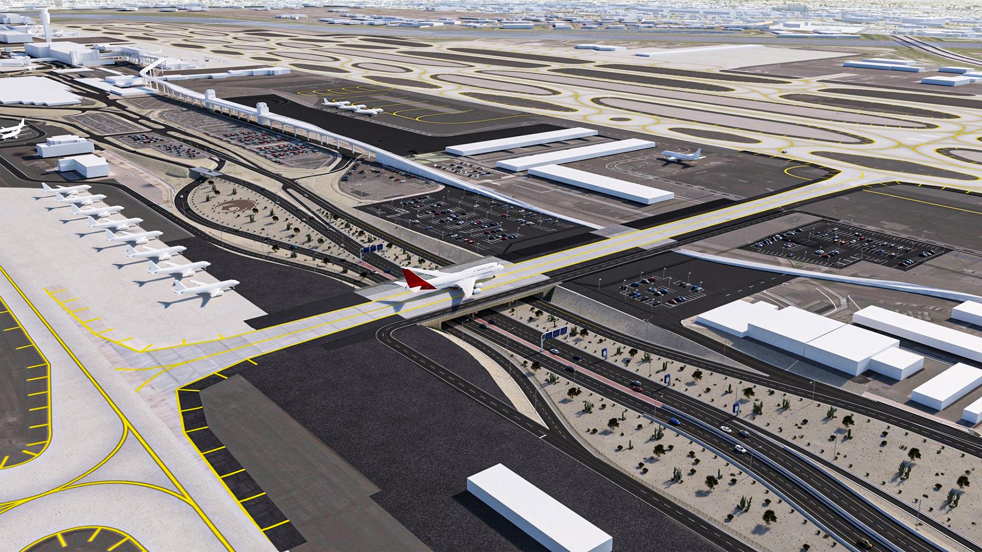 Phoenix Sky Harbor's $332 Million Taxiway Bridge Is A Live Test Of How America Funds Airports